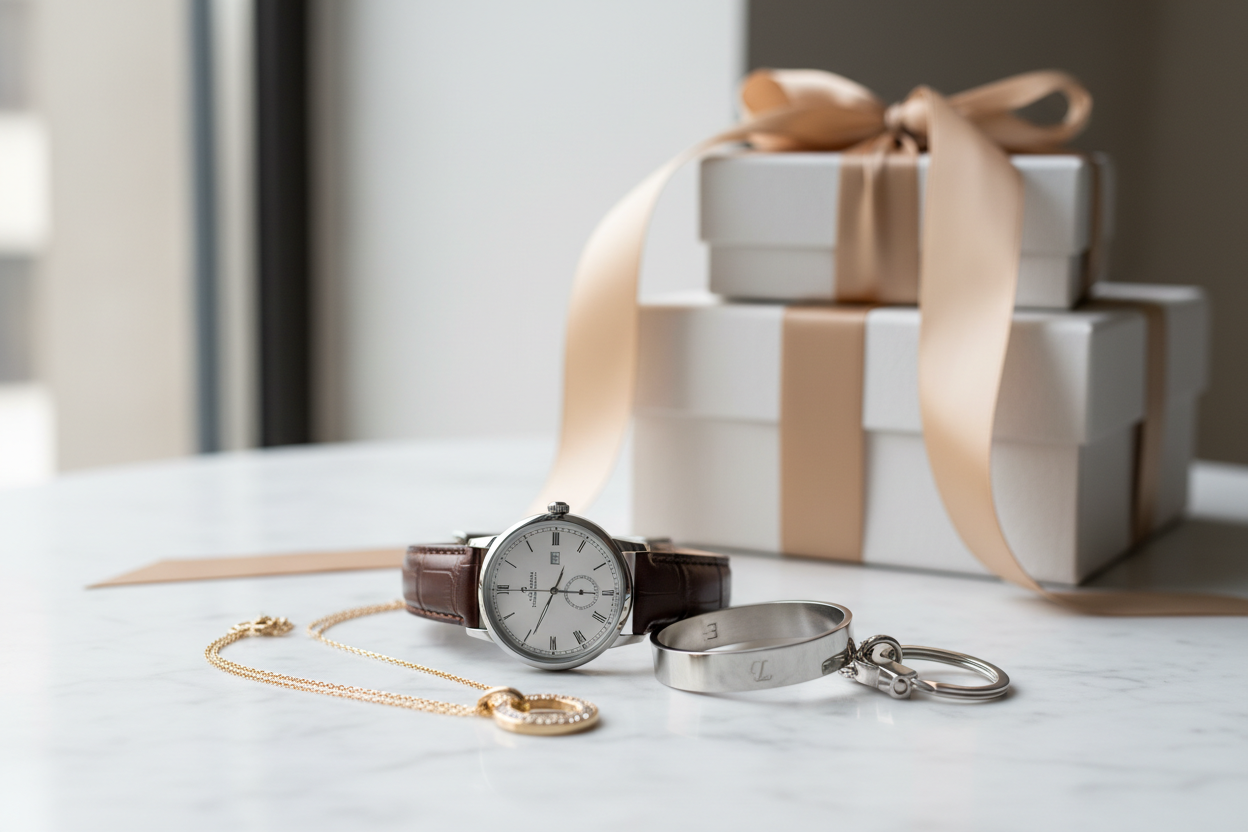 necklace , watch , bracelet, keychain as gifts 